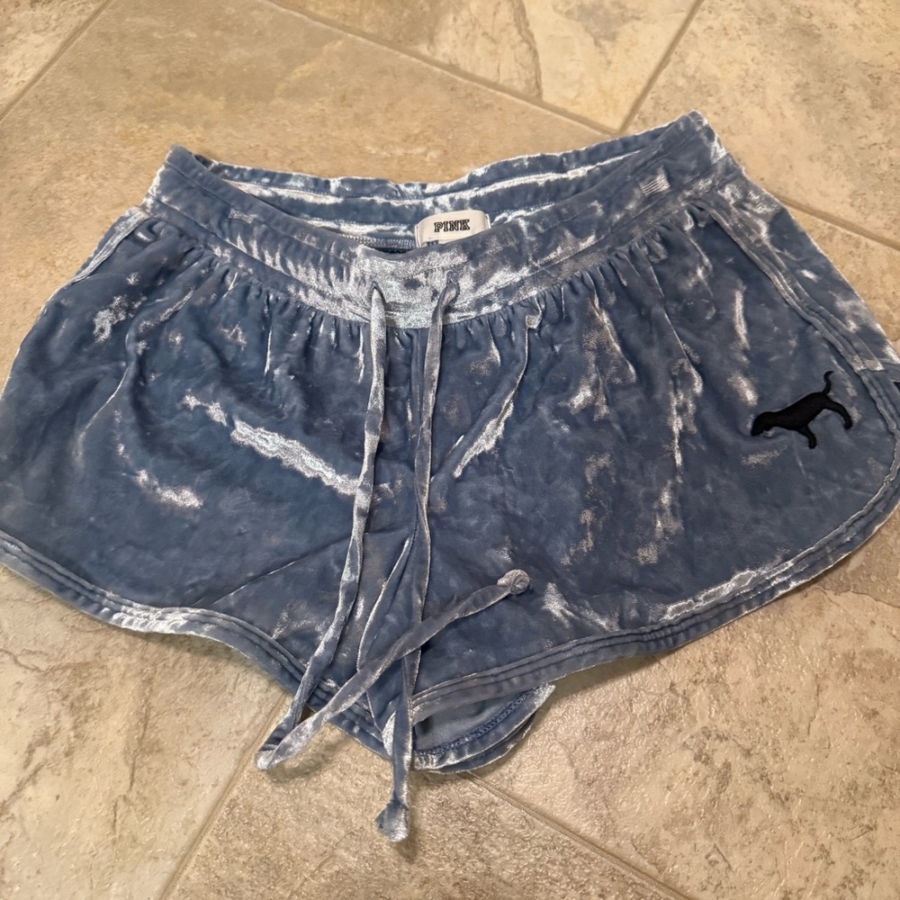 PINK Victoria's Secret velvet velour shorts!